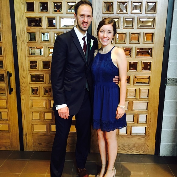 Navy Blue Dress - Picture 4 of 4